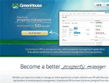 Tablet Screenshot of greenhousepm.com